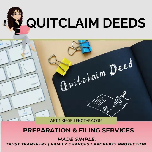 Read more about the article Now Offering Quitclaim Deed Services: Simplifying Property Transfers