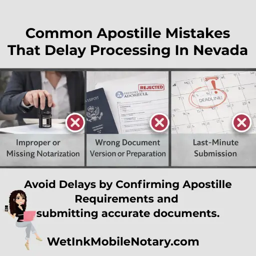 Read more about the article Common Apostille Mistakes That Delay Processing in Nevada